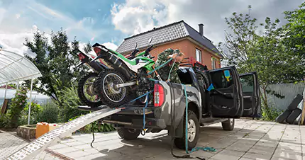 Motorcycle Towing in University Park, TX